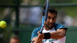 India's Yuki Bhambri will be playing against Milos Raonic for the very first time.(AFP) India's Yuki Bhambri will be playing against Milos Raonic for the very first time.(AFP)