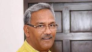 Uttarakhand chief minister Trivendra Singh Rawat.(HT Photo) Uttarakhand chief minister Trivendra Singh Rawat.(HT Photo)