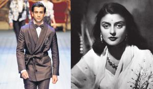 Padmanabh Singh and Gayatri Devi. Padmanabh Singh and Gayatri Devi.