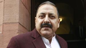 MoS Jitendra Singh at Parliament House in New Delhi.(Sanjeev Verma/HT File Photo) MoS Jitendra Singh at Parliament House in New Delhi.(Sanjeev Verma/HT File Photo)