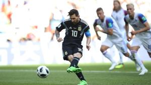 Lionel Messi missed a penalty for Argentina in their FIFA World Cup 2018 Group D match against Iceland last week.(REUTERS) Lionel Messi missed a penalty for Argentina in their FIFA World Cup 2018 Group D match against Iceland last week.(REUTERS)