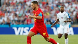 Eden Hazard started the game while Thorgan came off the bench against Tunisia for Belgium at FIFA World Cup 2018.(REUTERS) Eden Hazard started the game while Thorgan came off the bench against Tunisia for Belgium at FIFA World Cup 2018.(REUTERS)