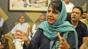 The RSS mounted pressure on the BJP to withdraw from the Mehbooba Mufti government after an escalation in terror activities.(Waseem Andrabi/HT Photo) The RSS mounted pressure on the BJP to withdraw from the Mehbooba Mufti government after an escalation in terror activities.(Waseem Andrabi/HT Photo)