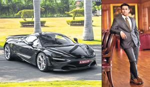 Adar Poonawalla and his McLaren 720. Adar Poonawalla and his McLaren 720.