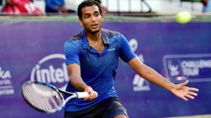 Ramkumar Ramanathan lost to Sebastian Ofner in the first round of the Ilkley Challenger tennis tournament.(File Photo) Ramkumar Ramanathan lost to Sebastian Ofner in the first round of the Ilkley Challenger tennis tournament.(File Photo)
