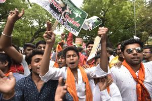 The VHP will also discuss its role in the 2019 Lok Sabha election.(HT File Photo) The VHP will also discuss its role in the 2019 Lok Sabha election.(HT File Photo)