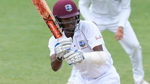 Kraigg Brathwaite in action during Day 5 of the second Test between West Indies and Sri Lanka in St Lucia on Monday.(AFP/Getty Images) Kraigg Brathwaite in action during Day 5 of the second Test between West Indies and Sri Lanka in St Lucia on Monday.(AFP/Getty Images)