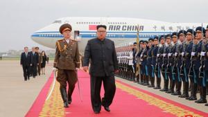 North Korean leader Kim Jong Un is seen returning to North Korea after the summit with US President Donald Trump, in this picture released on June 13, 2018 by North Korea's Korean Central News Agency.(REUTERS) North Korean leader Kim Jong Un is seen returning to North Korea after the summit with US President Donald Trump, in this picture released on June 13, 2018 by North Korea's Korean Central News Agency.(REUTERS)