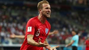 Harry Kane celebrates after scoring for England during their FIFA World Cup 2018 encounter against Tunisia.(REUTERS) Harry Kane celebrates after scoring for England during their FIFA World Cup 2018 encounter against Tunisia.(REUTERS)