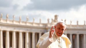 FILE PHOTO: Pope Francis arrives to lead the Wednesday general audience in Saint Peter's square at the Vatican, June 13, 2018. REUTERS/Tony Gentile/File Photo FILE PHOTO: Pope Francis arrives to lead the Wednesday general audience in Saint Peter's square at the Vatican, June 13, 2018. REUTERS/Tony Gentile/File Photo