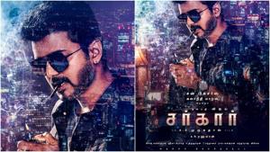 Thalapthy 62 first look: Vijay’s film title was revealed by AR Murugadoss as Sarkar. Thalapthy 62 first look: Vijay’s film title was revealed by AR Murugadoss as Sarkar.
