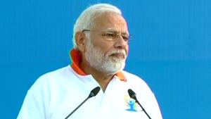 PM Narendra Modi at Dehradun’s Forest Research Institute on Thursday during International Yoga Day celebrations.(ANI Photo) PM Narendra Modi at Dehradun’s Forest Research Institute on Thursday during International Yoga Day celebrations.(ANI Photo)