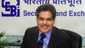 Securities and Exchange Board of India (SEBI) Chairman Ajay Tyagi addresses the media during a board meeting in Mumbai on Wednesday.(PTI) Securities and Exchange Board of India (SEBI) Chairman Ajay Tyagi addresses the media during a board meeting in Mumbai on Wednesday.(PTI)