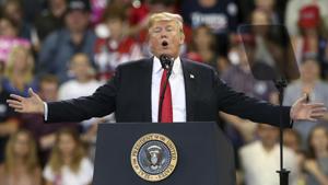US President Donald Trump said he didn’t like the sight or the feeling of families being separated.(AP) US President Donald Trump said he didn’t like the sight or the feeling of families being separated.(AP)