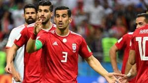 Iran provided a good performance but were beaten by Spain in the FIFA World Cup 2018 on Wednesday.(AFP)