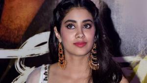 Janhvi Kapoor during the promotion of her upcoming film Dhadak in Jaipur.(PTI) Janhvi Kapoor during the promotion of her upcoming film Dhadak in Jaipur.(PTI)
