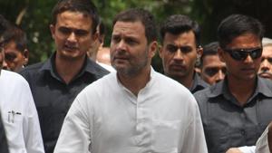 BJP’s Rajya Sabha MP from Chhattisgarh, Saroj Pandey, commented on Rahul Gandhi’s behaviour and body language.(HT File Photo) BJP’s Rajya Sabha MP from Chhattisgarh, Saroj Pandey, commented on Rahul Gandhi’s behaviour and body language.(HT File Photo)