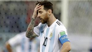 Lionel Messi failed to perform as Argentina were beaten by Croatia in their FIFA World Cup 2018 encounter.(AP) Lionel Messi failed to perform as Argentina were beaten by Croatia in their FIFA World Cup 2018 encounter.(AP)