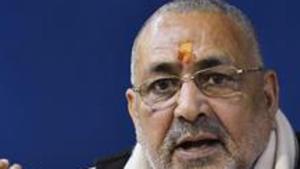 Union minister of state Giriraj Singh was speaking at the inaugural session of the 4th State Conclave of the National SC-ST Hub, in Dehradun on Saturday.(File/PTI) Union minister of state Giriraj Singh was speaking at the inaugural session of the 4th State Conclave of the National SC-ST Hub, in Dehradun on Saturday.(File/PTI)