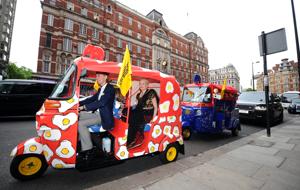 A tuk-tuk during a festival in London on June 1, 2015.(Getty Images) A tuk-tuk during a festival in London on June 1, 2015.(Getty Images)