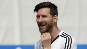 Lionel Messi’s Argentina will face Nigeria in their final group game of FIFA World Cup 2018 on Tuesday.(AFP) Lionel Messi’s Argentina will face Nigeria in their final group game of FIFA World Cup 2018 on Tuesday.(AFP)
