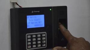 The government has decided to link grant of overtime allowance with biometric attendance(HT File Photo) The government has decided to link grant of overtime allowance with biometric attendance(HT File Photo)