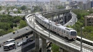 Union finance ministry has given “in-principle” approval to five proposed metro projects in Indore, Bhopal, Kanpur, Agra, and Delhi.(HT File Photo)
