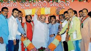 Bharatiya Janata Party president Amit Shah at a public meeting in Jajpur, Odisha, in 2017(PTI File Photo) Bharatiya Janata Party president Amit Shah at a public meeting in Jajpur, Odisha, in 2017(PTI File Photo)