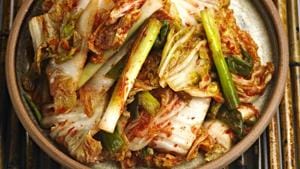 Kimchi is loaded with vitamins A, B, and C, and has healthy bacteria called lactobacilli.(Getty Images/iStockphoto) Kimchi is loaded with vitamins A, B, and C, and has healthy bacteria called lactobacilli.(Getty Images/iStockphoto)