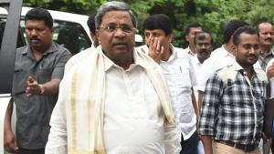 A leaked video clip shows Siddaramaiah criticising the Congress-Janata Dal (Secular) government’s decision to announce a full budget, just over three months after the former chief minister had presented a budget that had many new schemes in it.(HT/File Photo) A leaked video clip shows Siddaramaiah criticising the Congress-Janata Dal (Secular) government’s decision to announce a full budget, just over three months after the former chief minister had presented a budget that had many new schemes in it.(HT/File Photo)