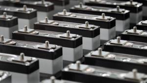 Lithium-ion battery cells are seen on the production line of the Eliiy Power Co. plant in Kawasaki City, Kanagawa Prefecture, Japan.(Bloomberg via Getty Images) Lithium-ion battery cells are seen on the production line of the Eliiy Power Co. plant in Kawasaki City, Kanagawa Prefecture, Japan.(Bloomberg via Getty Images)