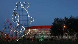 Neon light decorations in the shape of soccer players stand in front of the Mordovia Arena in Saransk, Russia June 27, 2018. According to Sony Pictures Networks India, women accounted for 46% of viewers and rural audiences, 41%.(Reuters) Neon light decorations in the shape of soccer players stand in front of the Mordovia Arena in Saransk, Russia June 27, 2018. According to Sony Pictures Networks India, women accounted for 46% of viewers and rural audiences, 41%.(Reuters)