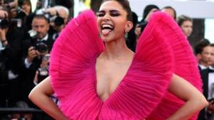Deepika Padukone poses as she arrives for a screening at the 71st edition of the Cannes Film Festival in Cannes.(AFP) Deepika Padukone poses as she arrives for a screening at the 71st edition of the Cannes Film Festival in Cannes.(AFP)