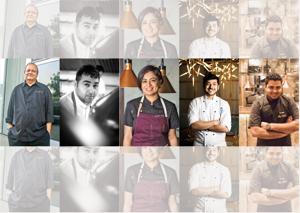 (From left) Chefs Hemant Oberoi, Prateek Sadhu, Amninder Sandhu, Sahil Arora and Momin Faqi talk about food books that inspire (From left) Chefs Hemant Oberoi, Prateek Sadhu, Amninder Sandhu, Sahil Arora and Momin Faqi talk about food books that inspire