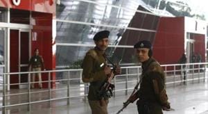 CISF Personnel at T3 IGI Airport in New Delhi, India.(HT File Photo) CISF Personnel at T3 IGI Airport in New Delhi, India.(HT File Photo)