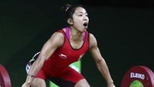 Mirabai Chanu will be joined by Rakhi Halder in the Asian Games weightlifting squad along.(AP) Mirabai Chanu will be joined by Rakhi Halder in the Asian Games weightlifting squad along.(AP)