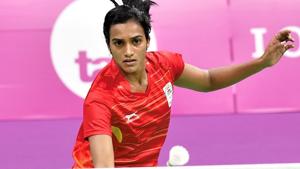 PV Sindhu entered the women’s singles semi-finals with a straight games win over Carolina Marin in Malaysia Open badminton in Kuala Lumpur on Friday.(PTI) PV Sindhu entered the women’s singles semi-finals with a straight games win over Carolina Marin in Malaysia Open badminton in Kuala Lumpur on Friday.(PTI)