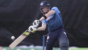 Toronto Nationals' Steve Smith bats in the second inning against the Vancouver Knights in a Global T20 Canada cricket match in King City, Ontario on June 28, 2018.(AP) Toronto Nationals' Steve Smith bats in the second inning against the Vancouver Knights in a Global T20 Canada cricket match in King City, Ontario on June 28, 2018.(AP)