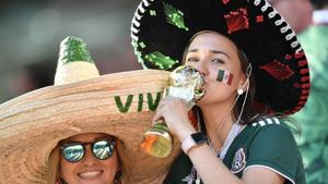 Mexico fans wait for the start of the match between Mexico and Sweden, at the 2018 soccer World Cup in the Yekaterinburg Arena in Yekaterinburg , Russia, June 27, 2018(AP) Mexico fans wait for the start of the match between Mexico and Sweden, at the 2018 soccer World Cup in the Yekaterinburg Arena in Yekaterinburg , Russia, June 27, 2018(AP)