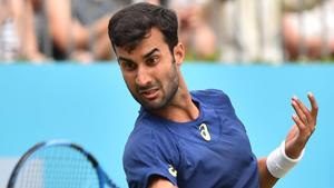Indian tennis player Yuki Bhambri has qualified for the main draw of men’s singles at Wimbledon.(AFP) Indian tennis player Yuki Bhambri has qualified for the main draw of men’s singles at Wimbledon.(AFP)