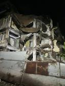 A huge part of a slab collapsed around 12.40am on Saturday.(Praful Gangurde) A huge part of a slab collapsed around 12.40am on Saturday.(Praful Gangurde)