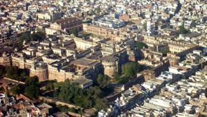 The plan is to construct a heritage street on the periphery of Qila Mubarak in Patiala.(HT Photo) The plan is to construct a heritage street on the periphery of Qila Mubarak in Patiala.(HT Photo)
