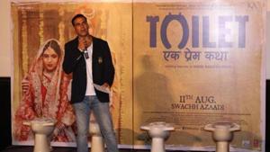 Actor Akshay Kumar during a promotional event for his movie ‘Toilet: Ek Prem Katha’ which released in 2017.(IANS File Photo) Actor Akshay Kumar during a promotional event for his movie ‘Toilet: Ek Prem Katha’ which released in 2017.(IANS File Photo)