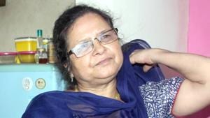 Uttara Pant Bahuguna is accused of misbehaving with chief minister TS Rawat during a meeting,(HT) Uttara Pant Bahuguna is accused of misbehaving with chief minister TS Rawat during a meeting,(HT)