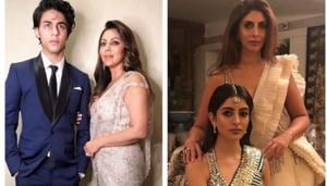 Aryan Khan with mother Gauri and Navya Naveli Nanda with her mother, Shweta. Aryan Khan with mother Gauri and Navya Naveli Nanda with her mother, Shweta.