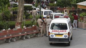 Ambulances carrying the bodies of 11 members of a family at Burari village in Delhi.(Sanchit Khanna/HT File Photo) Ambulances carrying the bodies of 11 members of a family at Burari village in Delhi.(Sanchit Khanna/HT File Photo)