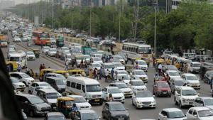 Shankar Chowk is a major junction on the Delhi-Gurugram Expressway and is close to Cyber City, which is home to several IT and BPO firms.(Parveen Kumar/ HT Photo) Shankar Chowk is a major junction on the Delhi-Gurugram Expressway and is close to Cyber City, which is home to several IT and BPO firms.(Parveen Kumar/ HT Photo)