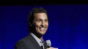 Matthew McConaughey, a cast member in the upcoming film White Boy Rick, addresses the audience during the Sony Pictures Entertainment presentation at CinemaCon 2018.(Chris Pizzello/Invision/AP) Matthew McConaughey, a cast member in the upcoming film White Boy Rick, addresses the audience during the Sony Pictures Entertainment presentation at CinemaCon 2018.(Chris Pizzello/Invision/AP)