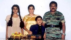 The late LTTE chief Vellupillai Prabhakaran (R) standing with his wife Mathivathani (2nd L), son Balachandran and daughter Duwaraka (L) in this handout photo.(Reuters File Photo) The late LTTE chief Vellupillai Prabhakaran (R) standing with his wife Mathivathani (2nd L), son Balachandran and daughter Duwaraka (L) in this handout photo.(Reuters File Photo)