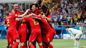 Get highlights of Belgium vs Japan, FIFA World Cup 2018 Round of 16 match here. Belgium come from two goals down to beat Japan 3-2.(REUTERS) Get highlights of Belgium vs Japan, FIFA World Cup 2018 Round of 16 match here. Belgium come from two goals down to beat Japan 3-2.(REUTERS)